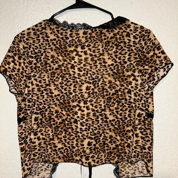 Leopard print crop top - Picture 3 of 3